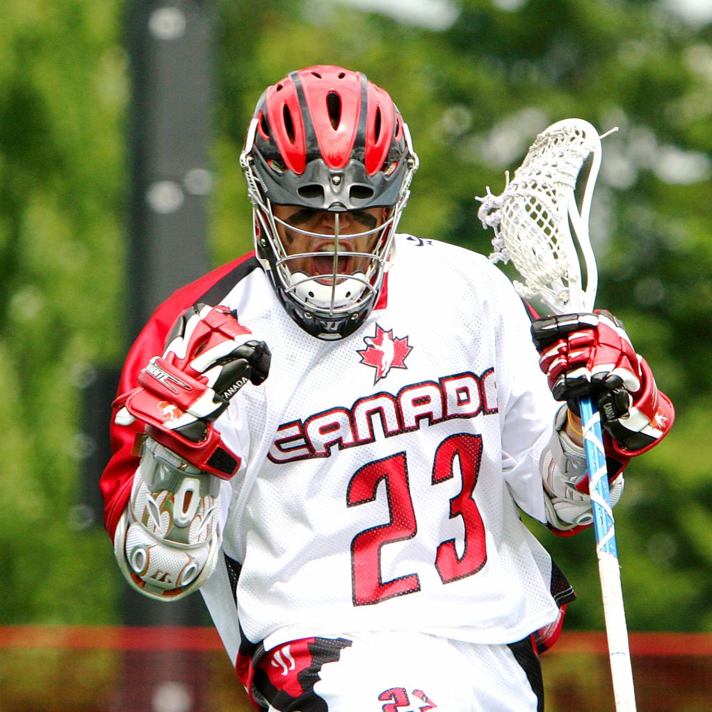 U19 Lacrosse Player for canada